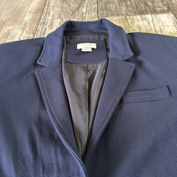 I.CREW WOMEN BEAUTIFUL NAVY BLUE BLAZER, SIZE 12 PETITE - Picture 7 of 17